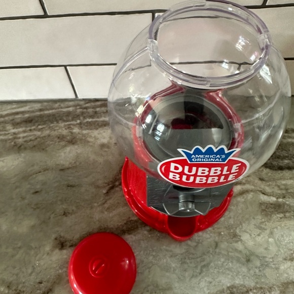 Double Bubble Gumball Machine Dispenser Plastic - Picture 4 of 8